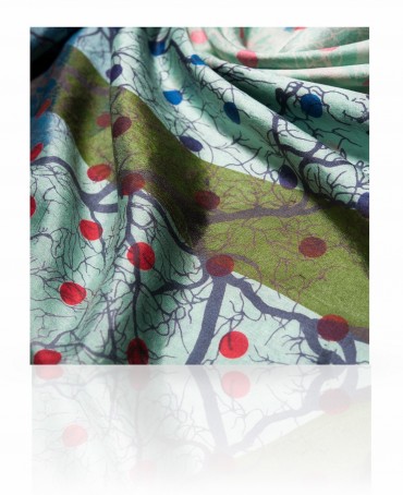 Палантин Женский SN-TREE.DOTS/OLIVE